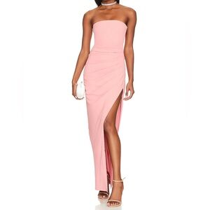 Lovers Friends Chrisley Gown in Pink size M